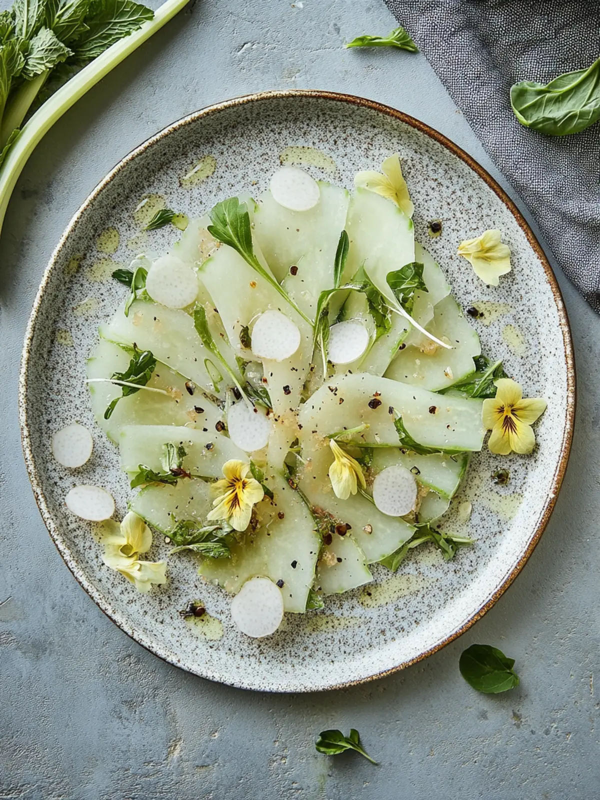 Kohlrabi-Carpaccio