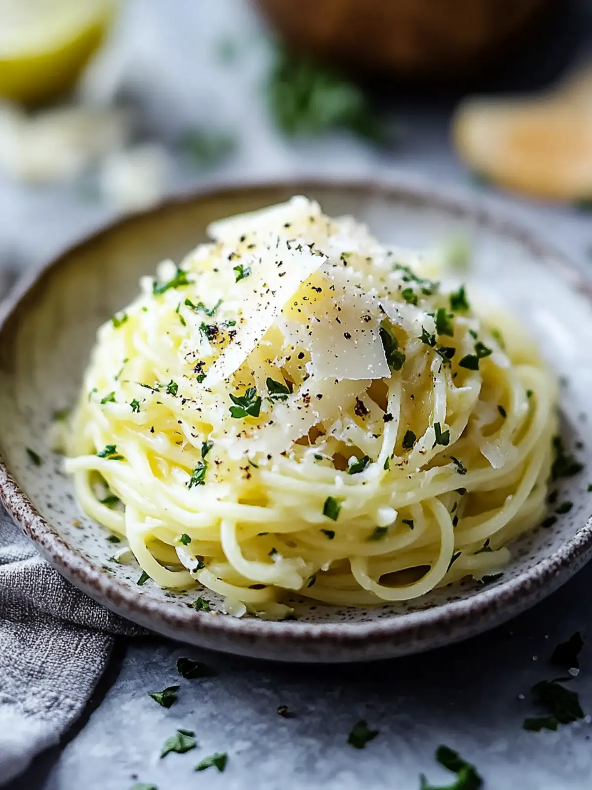 Genießen Sie kohlenhydratarme Kohlrabi-Spaghetti mit Käsesauce schnell und einfach