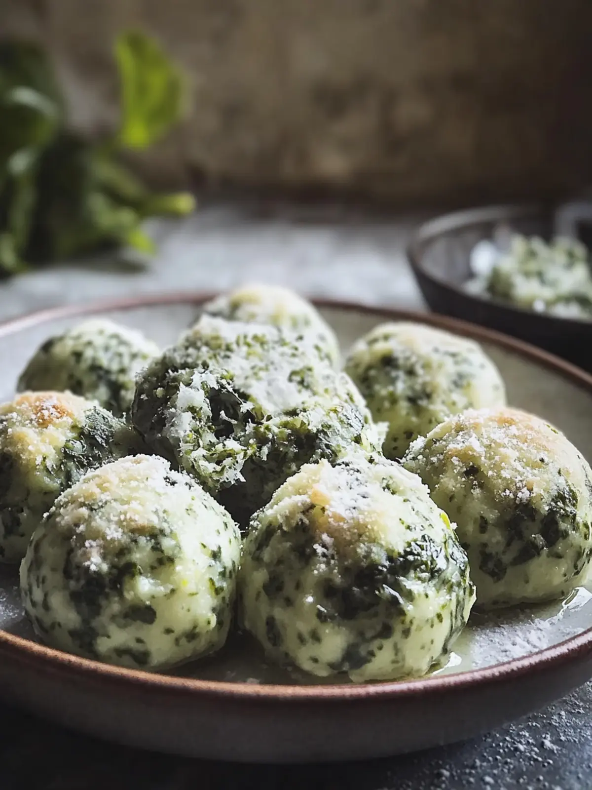 Südtiroler Spinatknödel