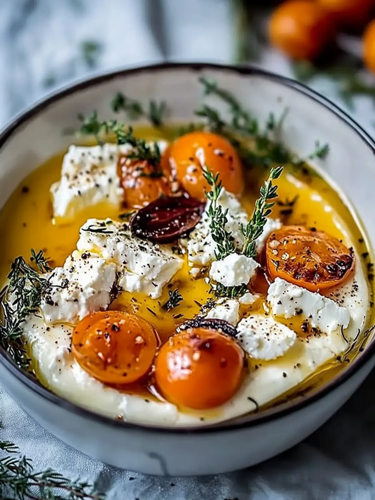 Gebackener Hokkaido-Kürbis mit Feta