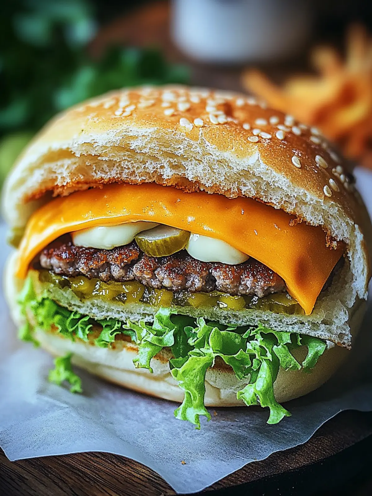 Niedrigkarbiger Big Mac Brötchen