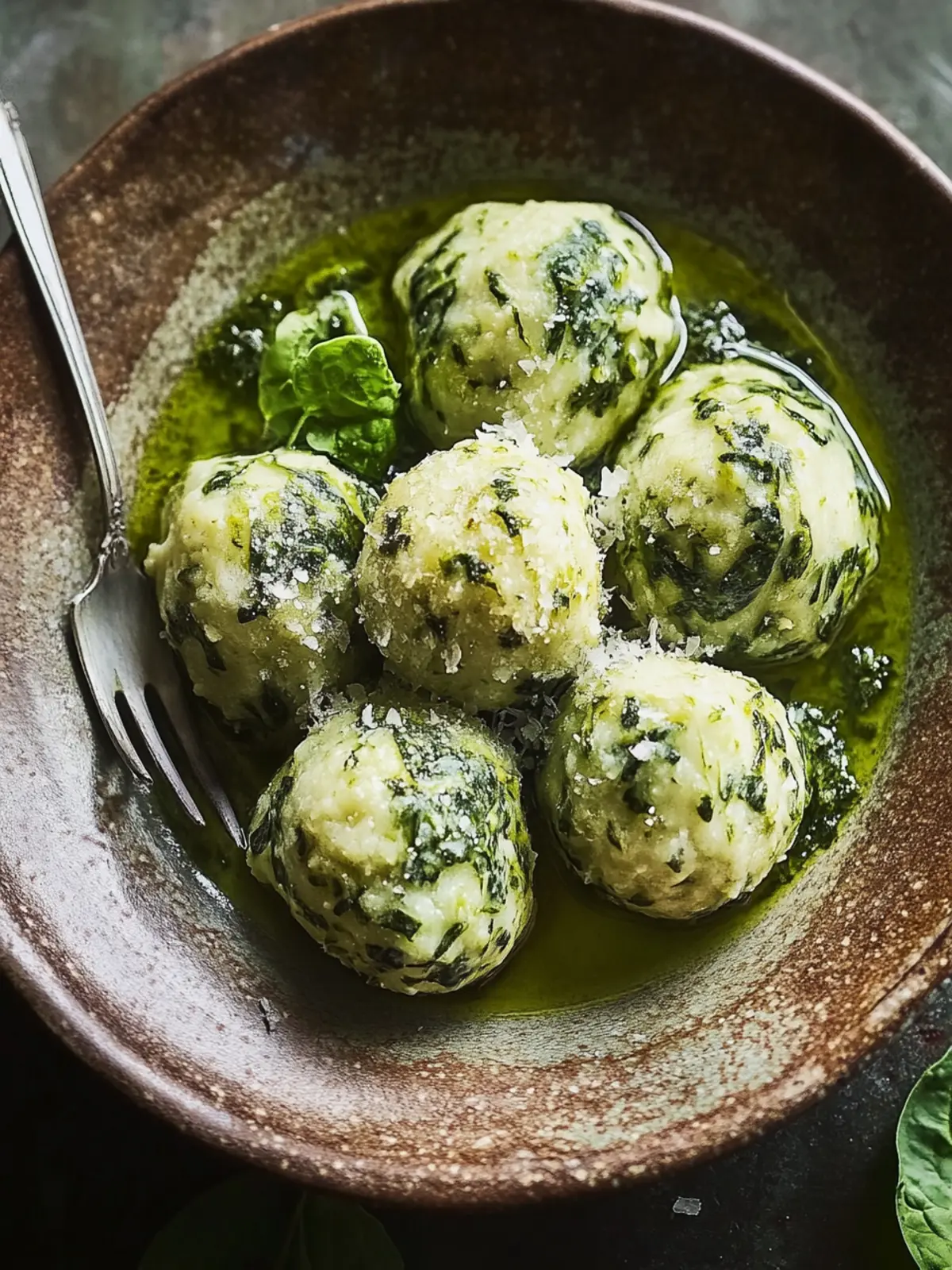 Südtiroler Spinatknödel