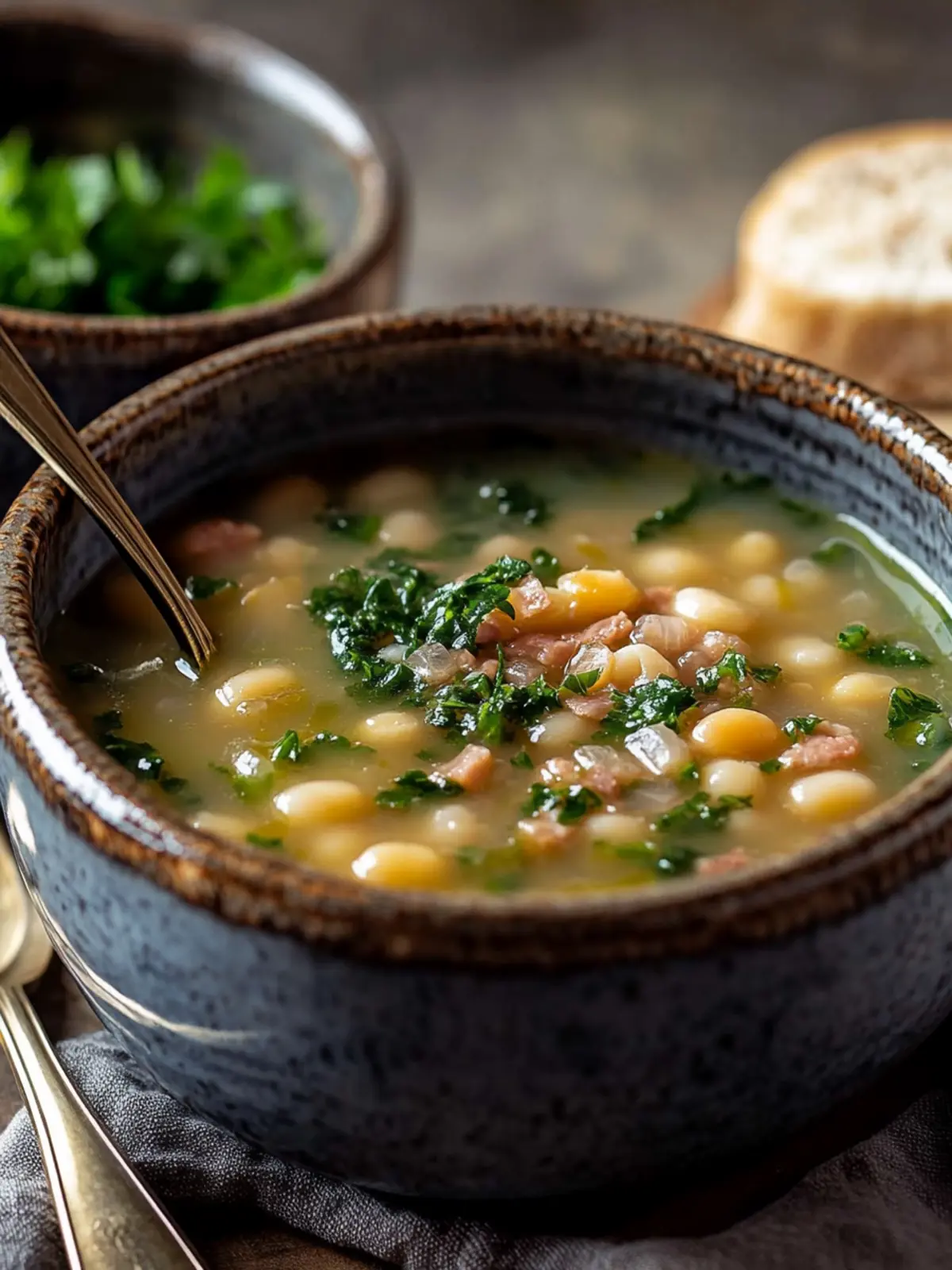 Navybohnen-Schinkenknochensuppe