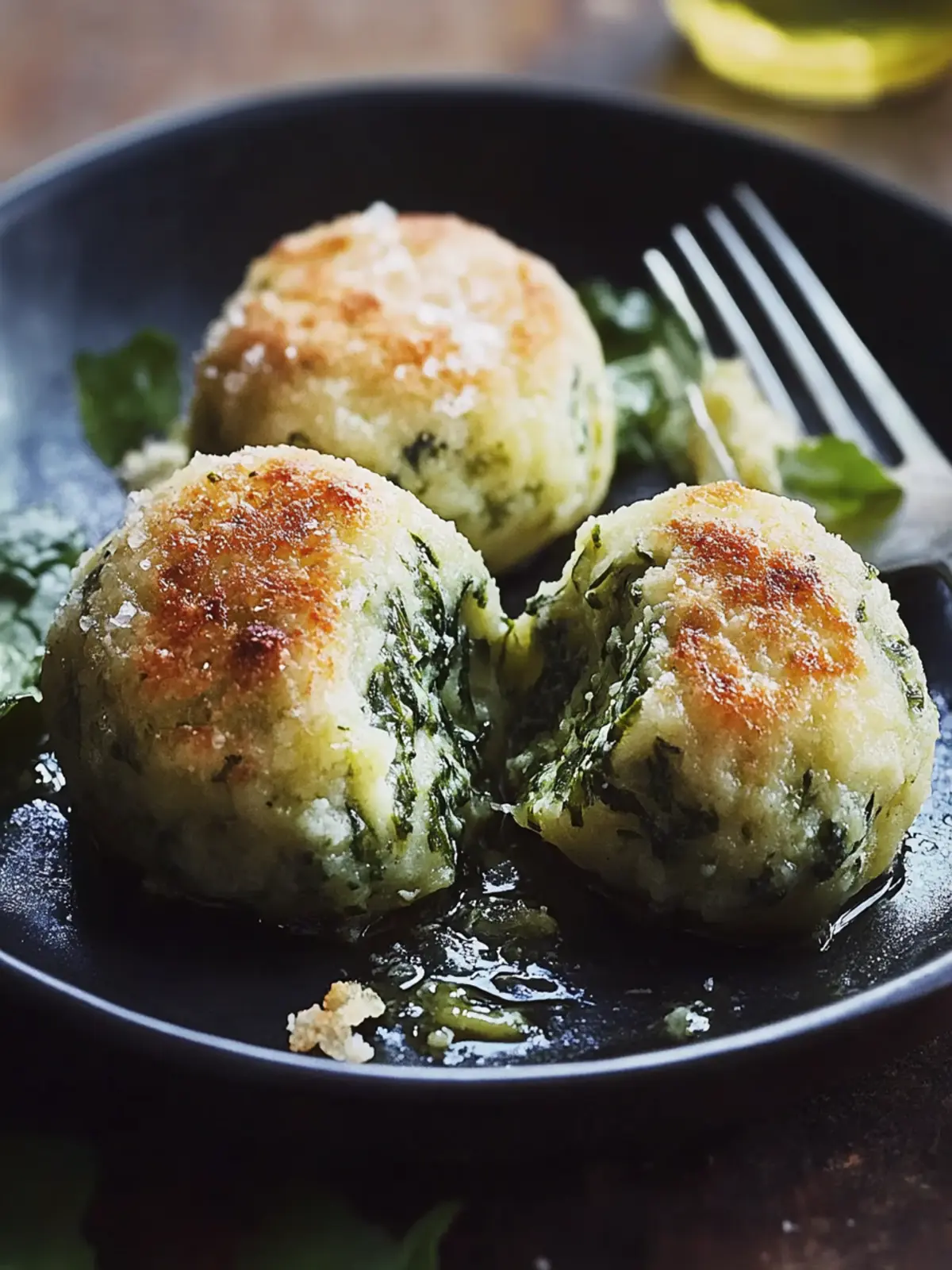 Südtiroler Spinatknödel