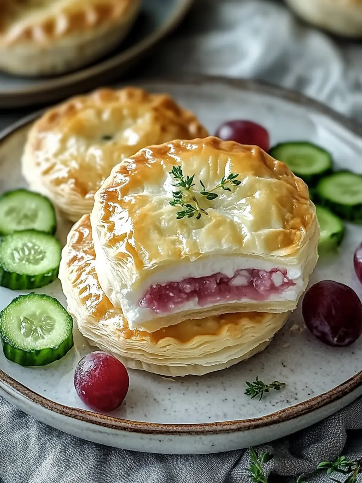 Rhabarber-Frischkäse-Handpasteten