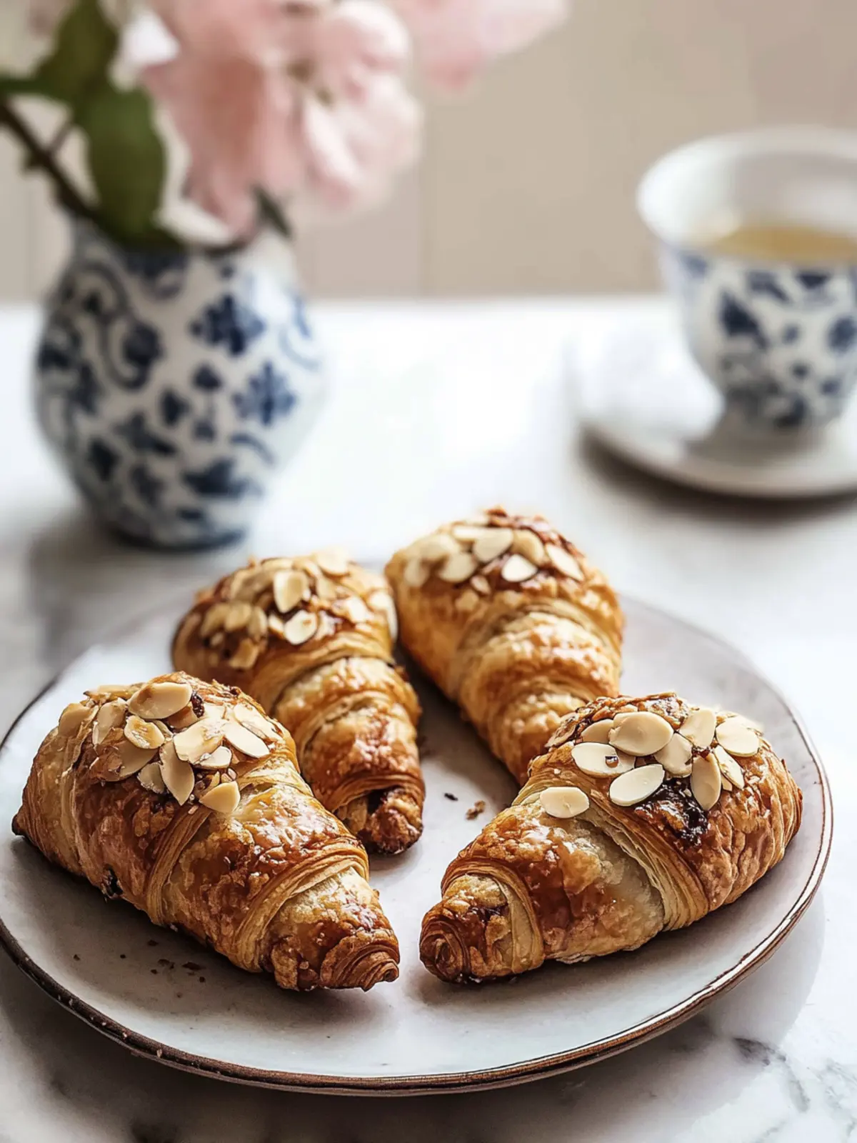 Earl Grey Mandelcroissants