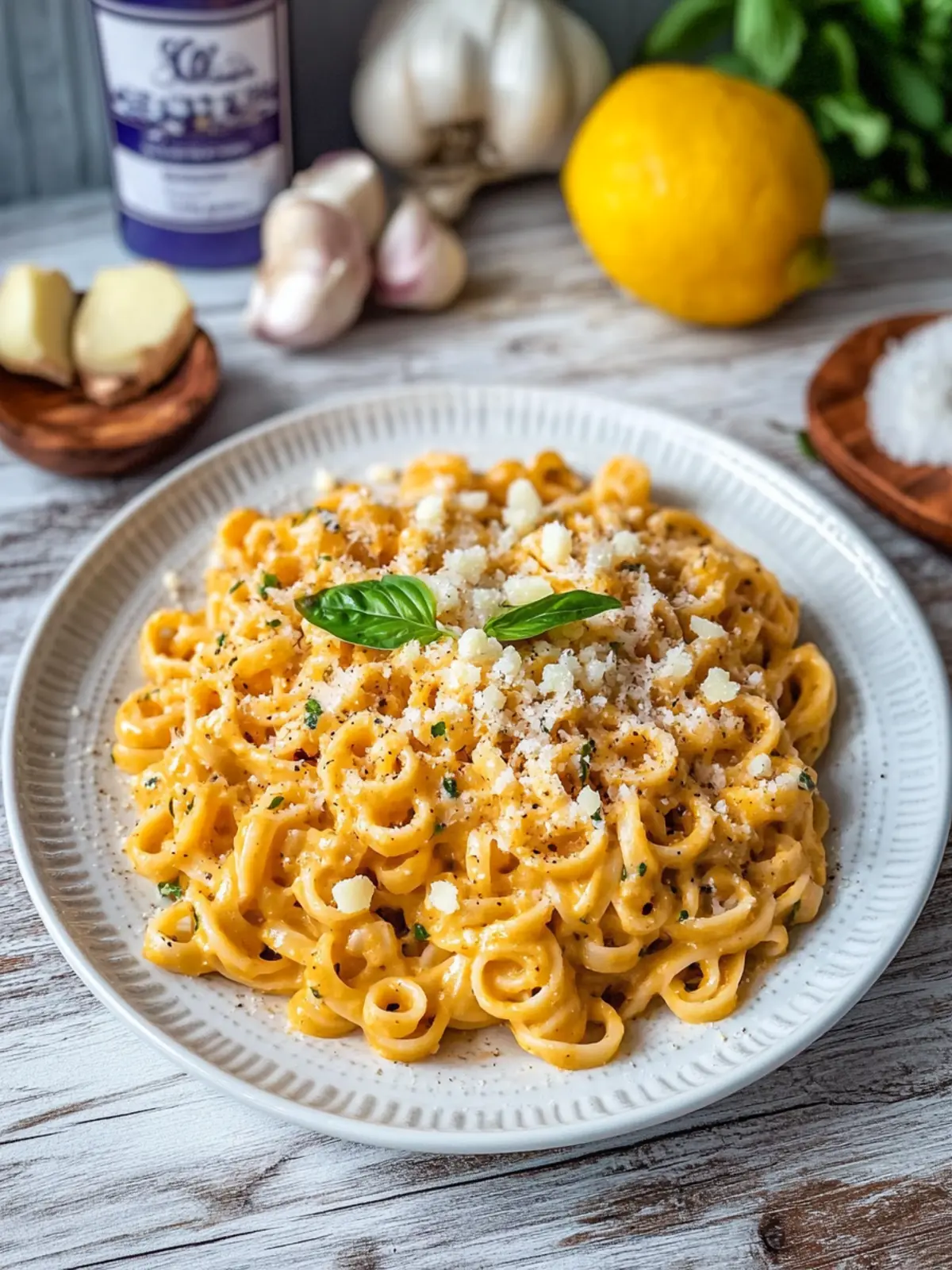 Fantastische Zitronen-Basilikum-Pasta