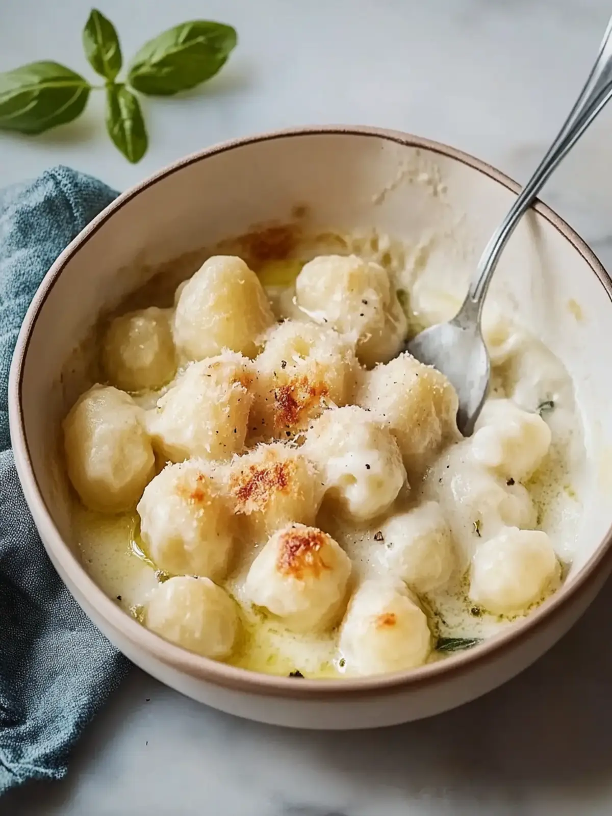 Cremiger Gnocchi-Auflauf