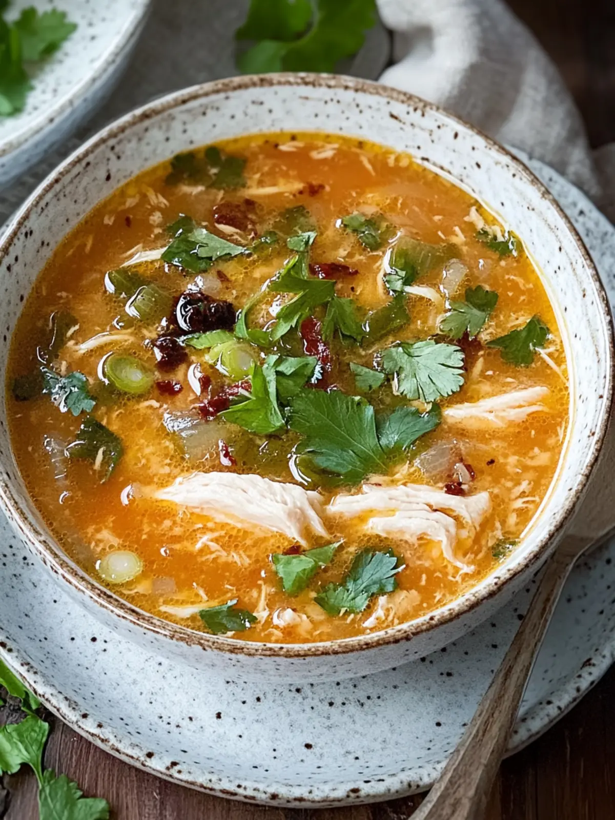 Instant-Topf Heiße und Saure Hühnersuppe