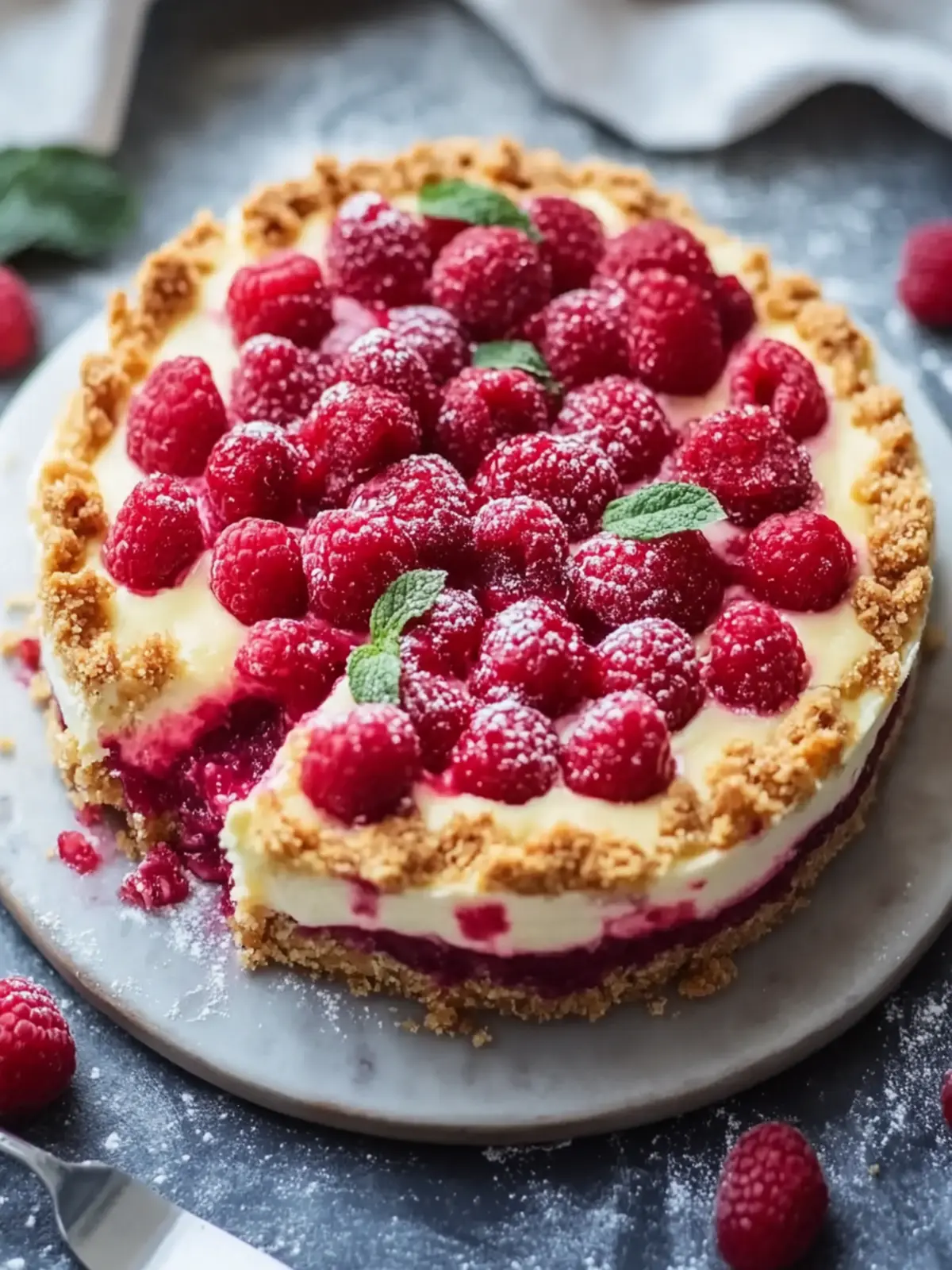 Himbeerstreuselkuchen