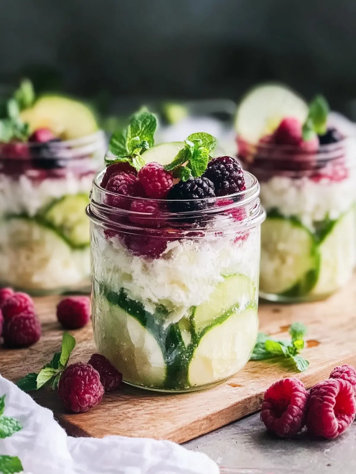 Einfache No-Cook Übernacht-Oat-Jars