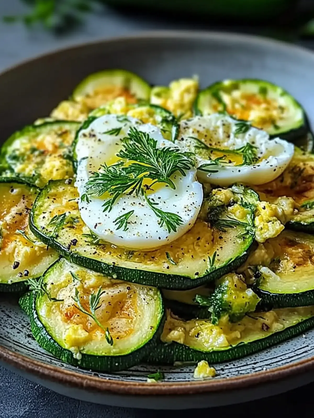 Zucchini mit Ei