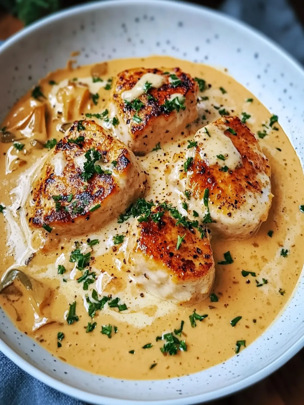 Hähnchen in Frischkäsesoße