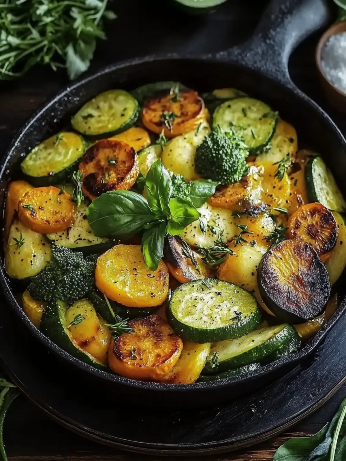 Karottenpfanne mit Gemüse