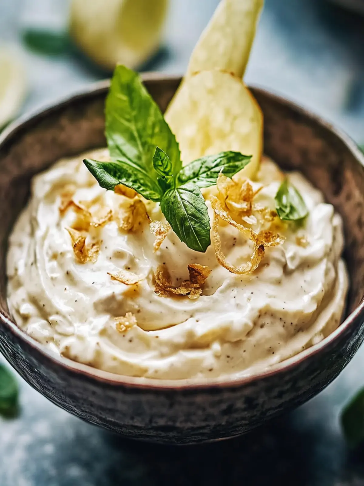 Karamellisierter Zwiebel-Dip