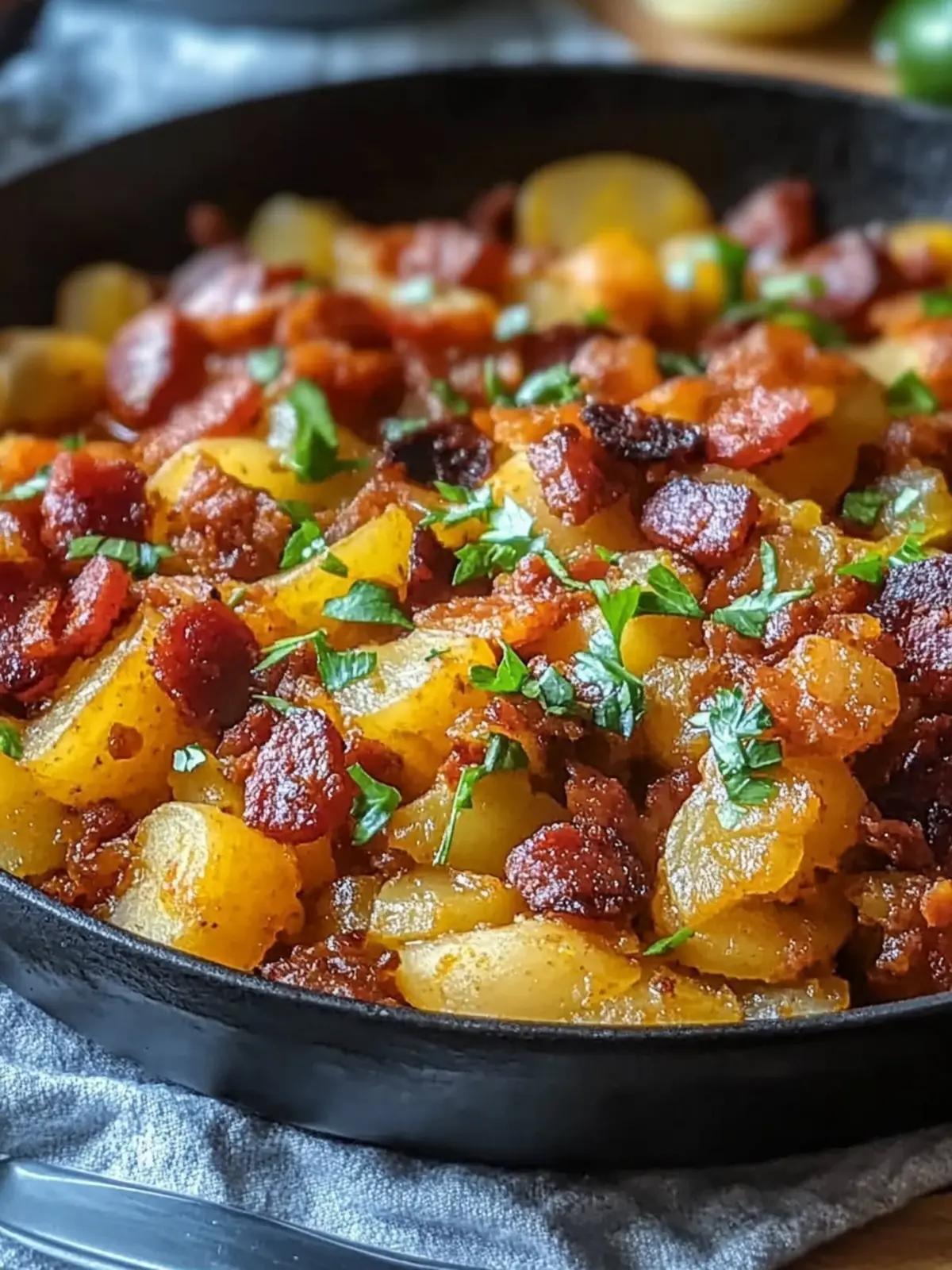 Andalusische Kartoffelpfanne mit Chorizo
