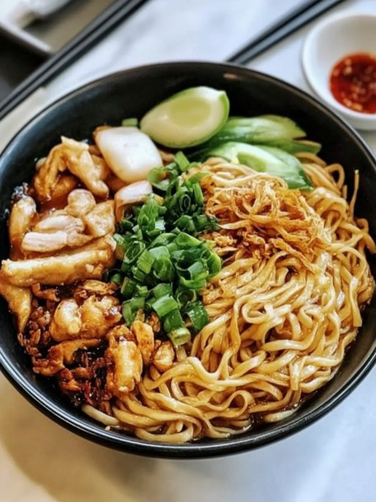 Alltags-Hokkien-Nudeln