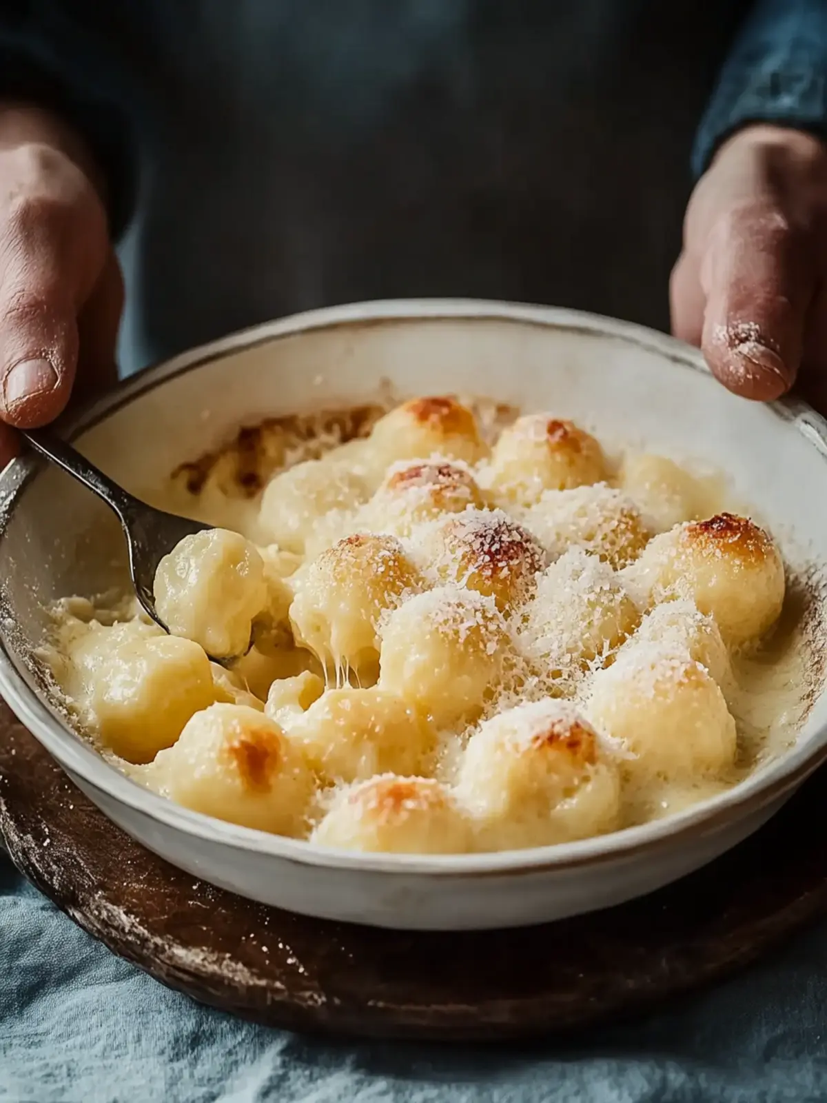 Cremiger Gnocchi-Auflauf