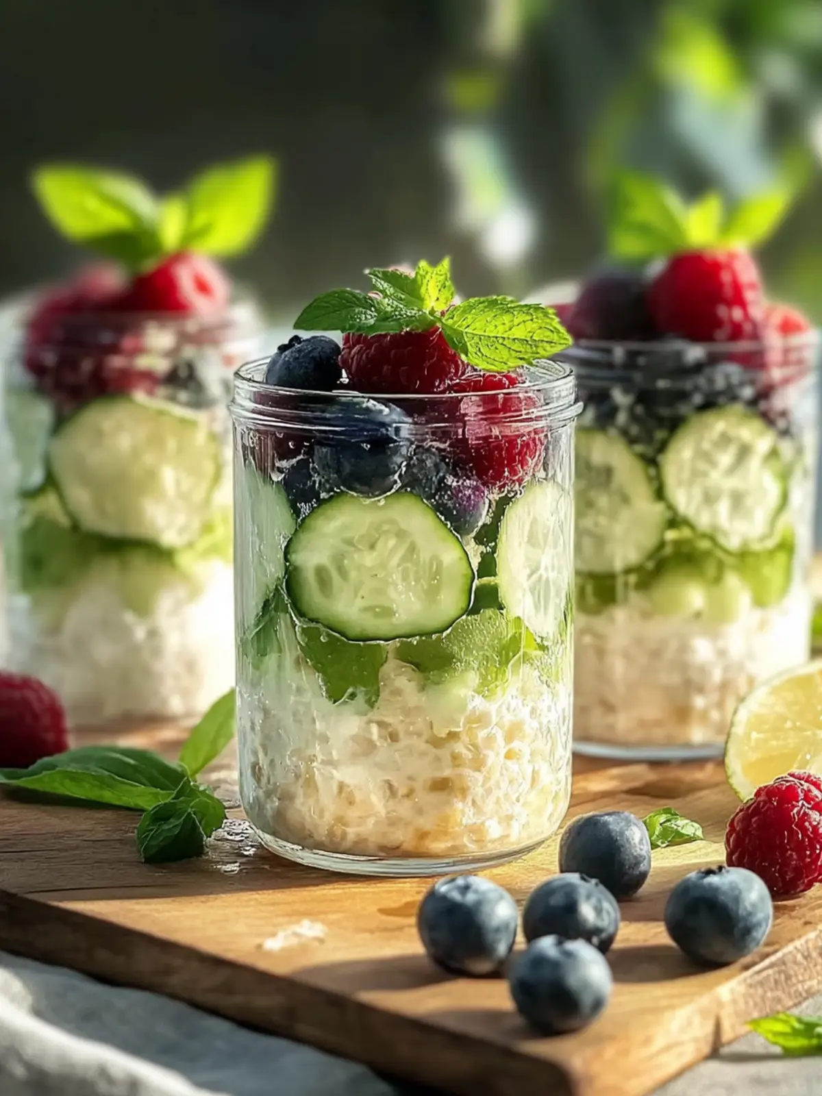 Einfache No-Cook Übernacht-Oat-Jars