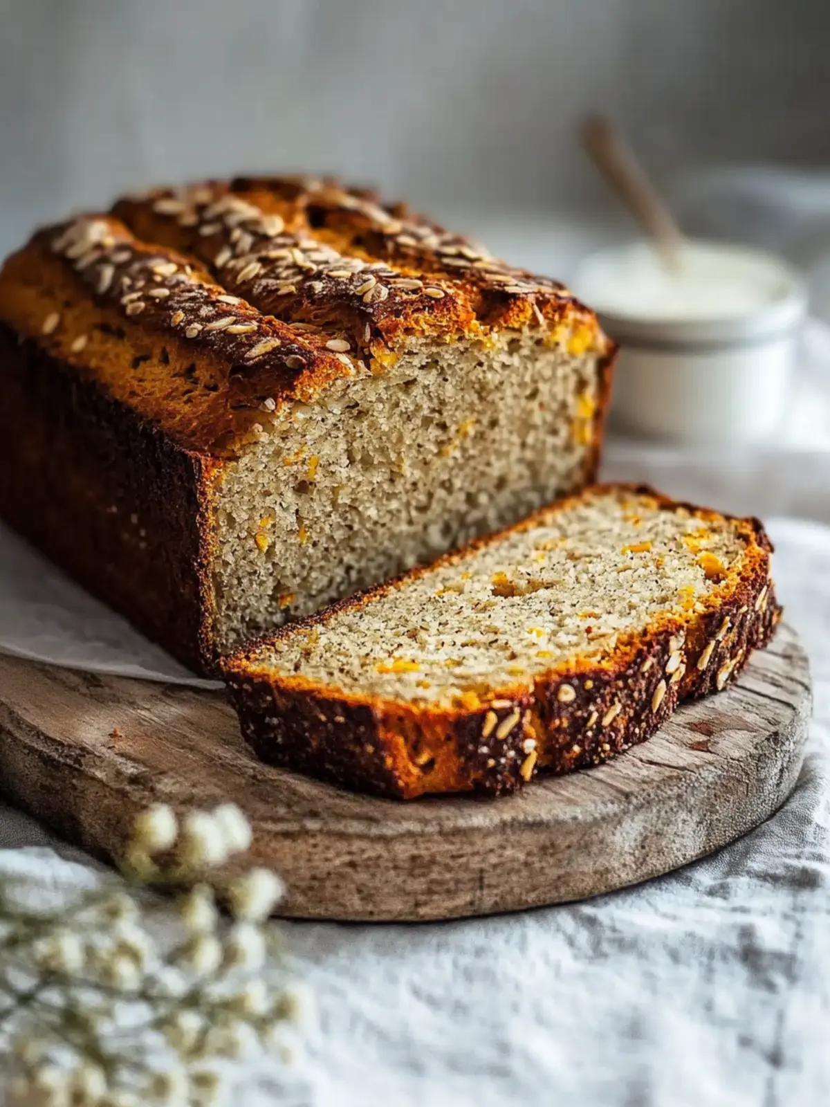 Dinkeljoghurtbrot mit Karotten – Karottenbrot