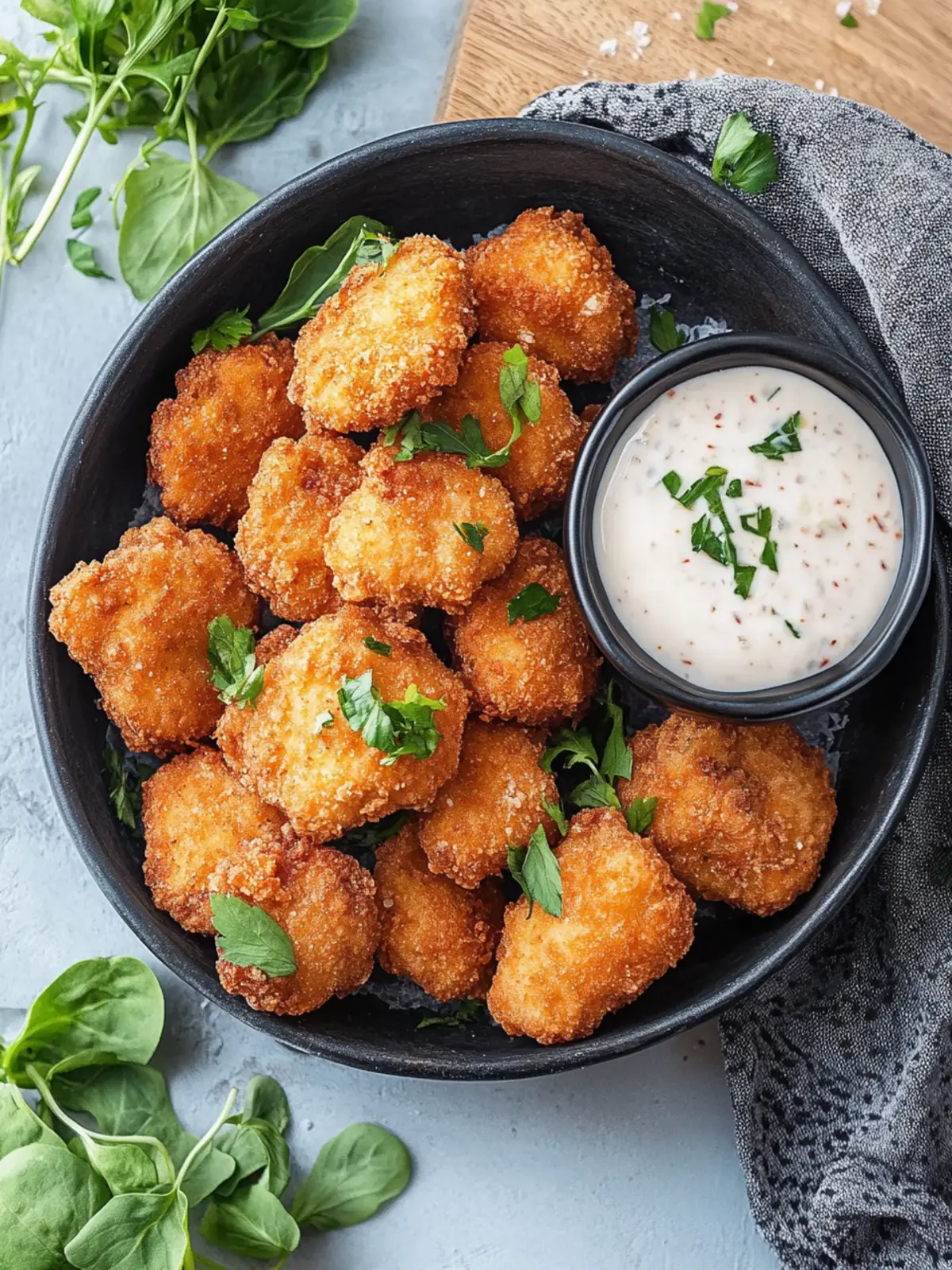 Keto Hühnchen Nuggets