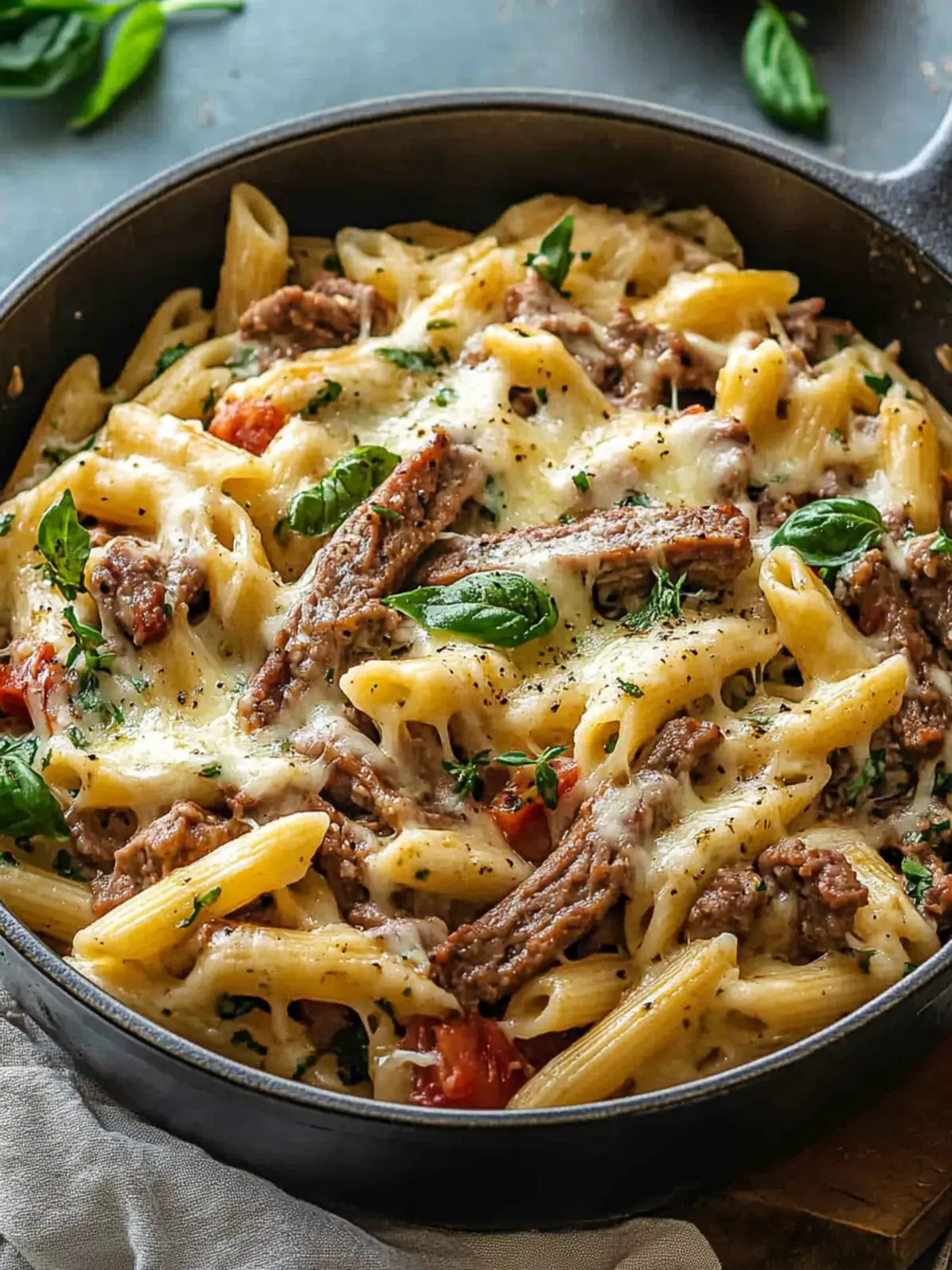 Cheesesteak Pasta
