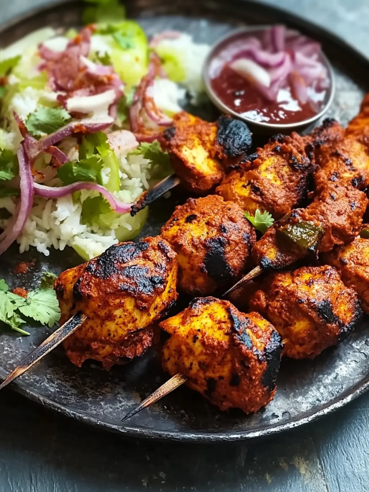 Tandoori-Hähnchenschenkel