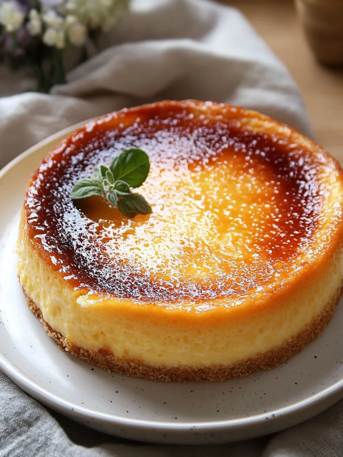 Crème Brûlée Käsekuchen