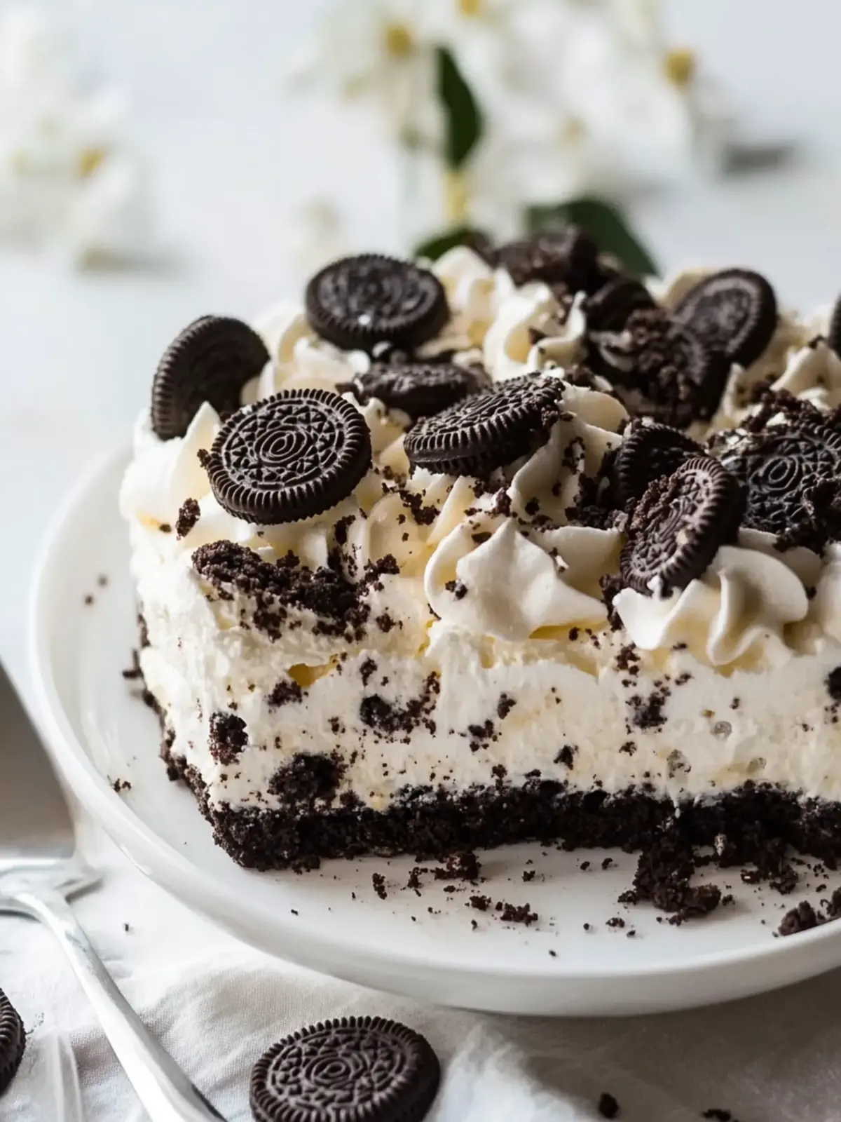 Oreo Keks Poke Kuchen