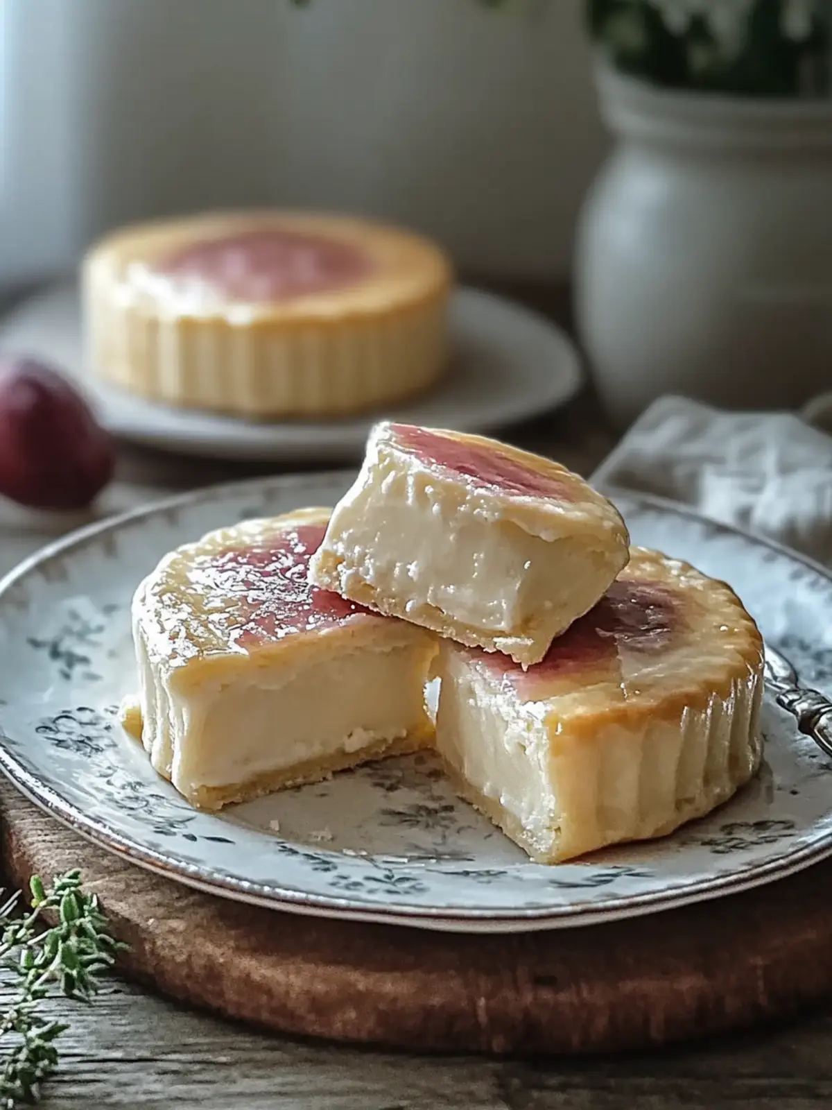 Rhabarber-Frischkäse-Handpasteten