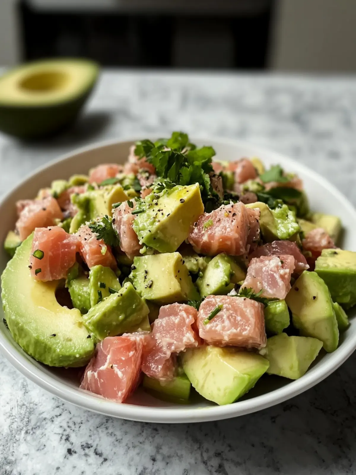 Köstlicher Thunfisch-Avocado-Salat