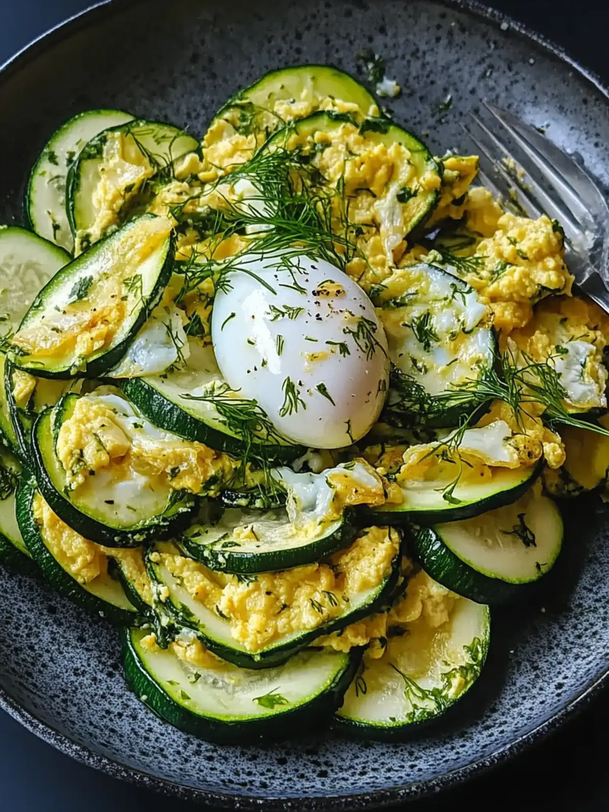 Zucchini mit Ei