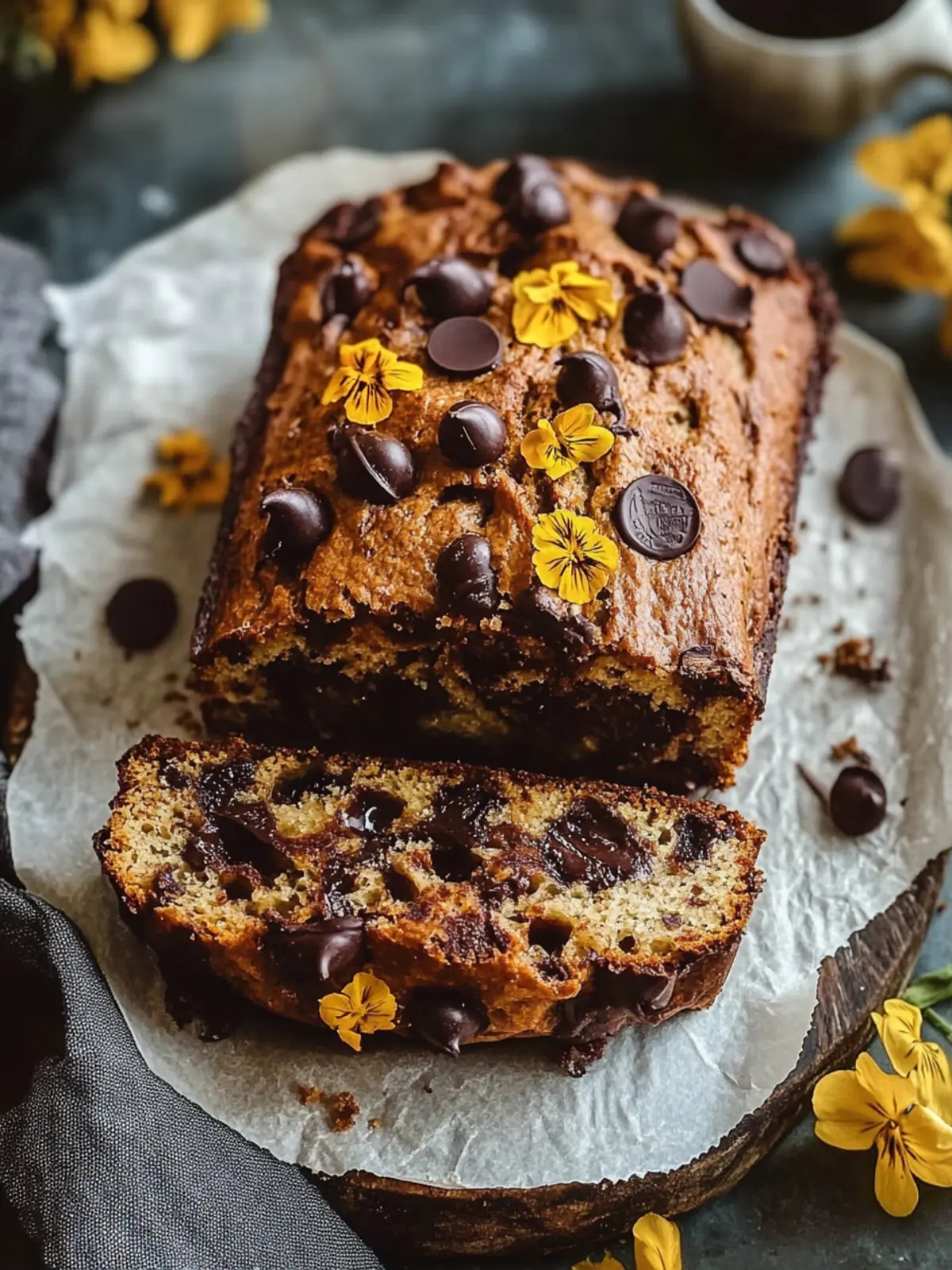 Schokoladenstückchen Kürbisbrot