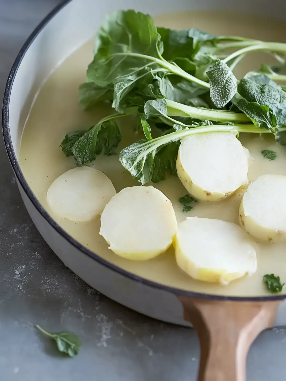 Großmutters Kohlrabi-Gemüse