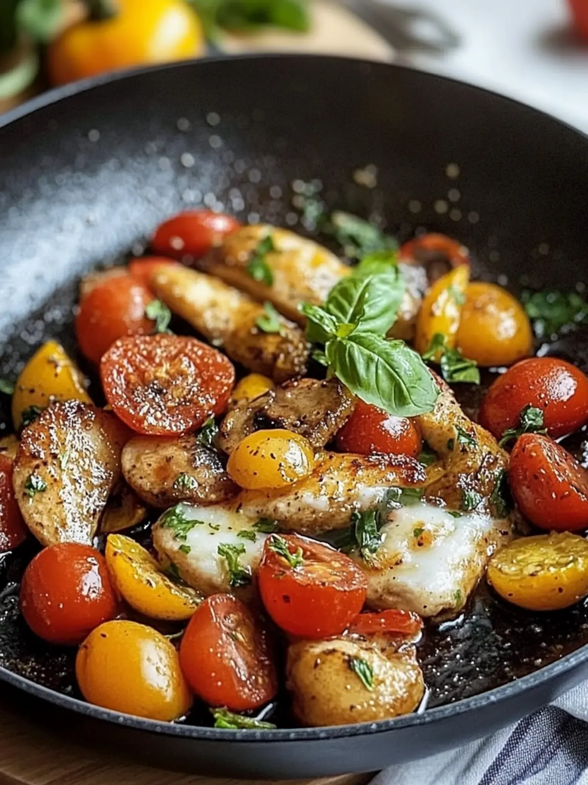 Delicious Low Carb Chicken Pan with Vegetables
