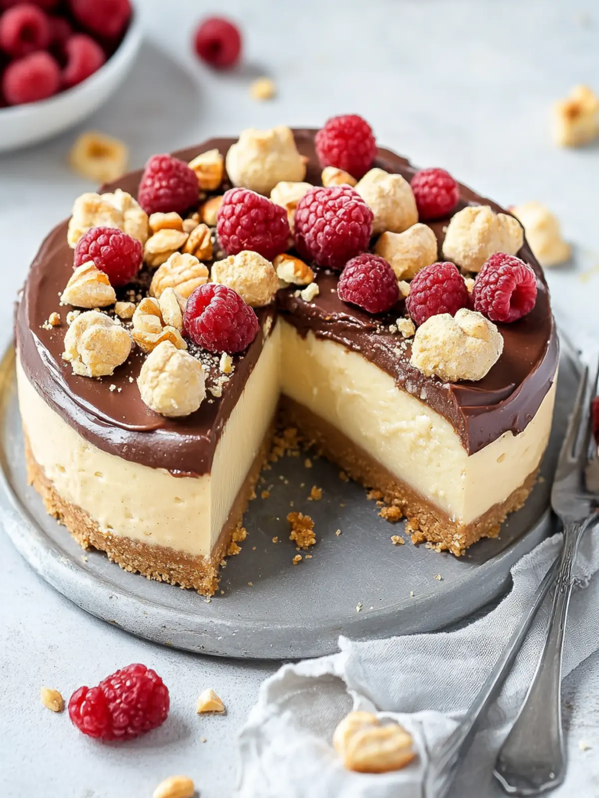 Schokoladen-Erdnussbutter Mini-Käsekuchen