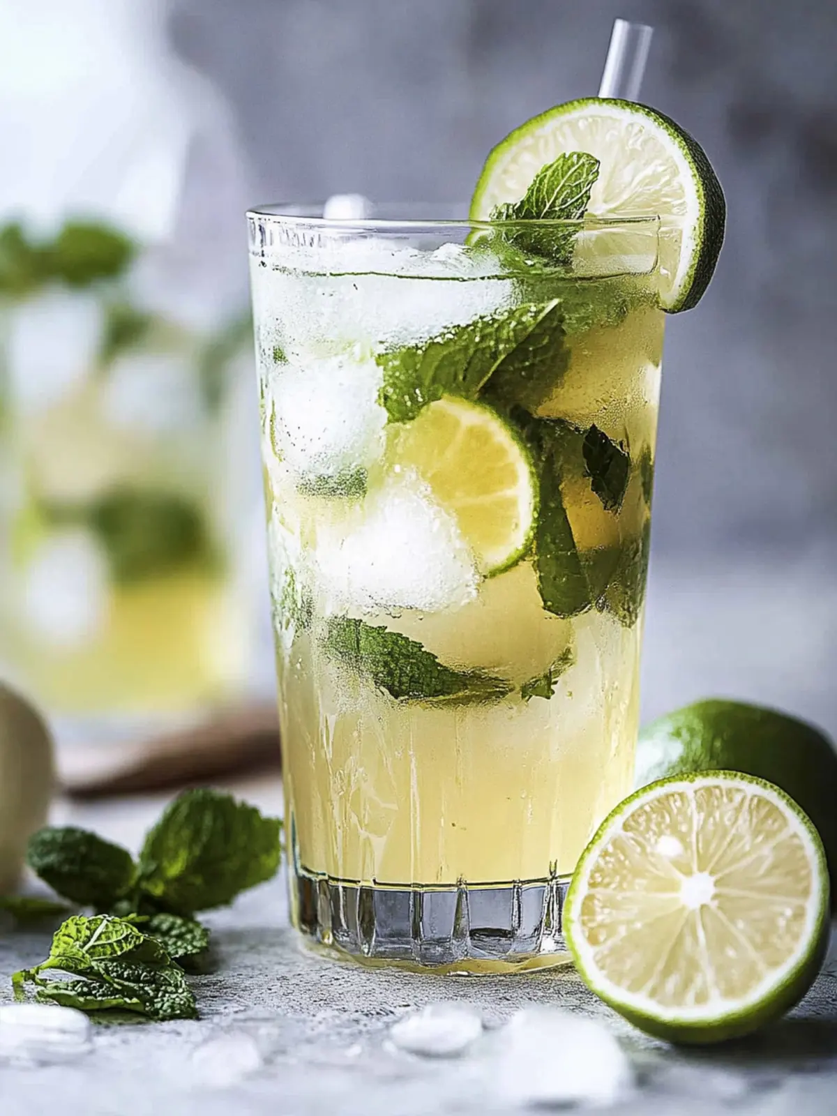 Virgin Mojito Mocktail