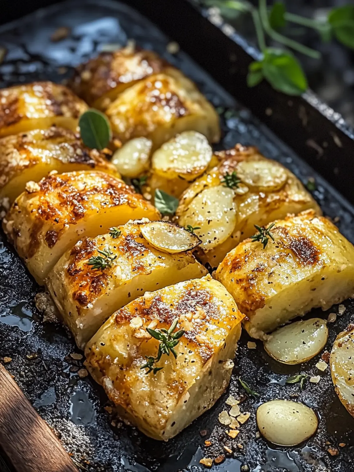 Himmlische Kartoffel, Käse und Zwiebel