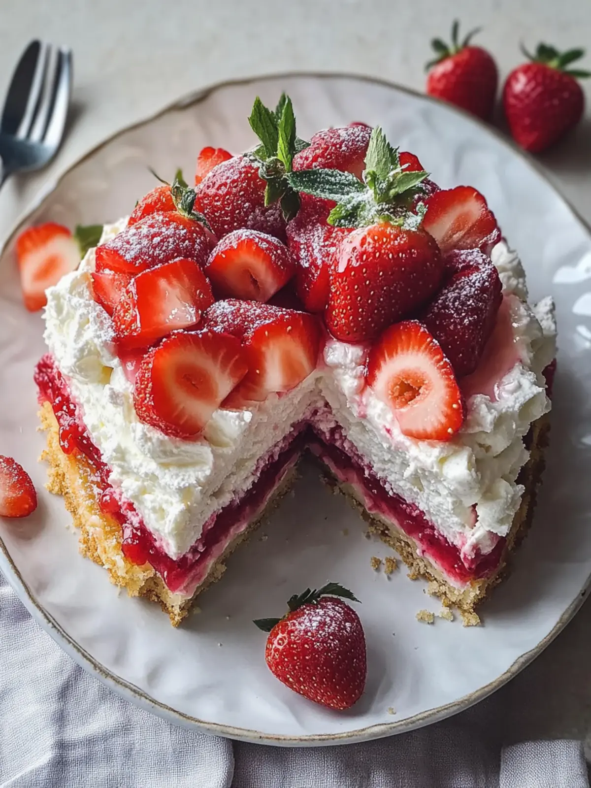 Erdbeertorte