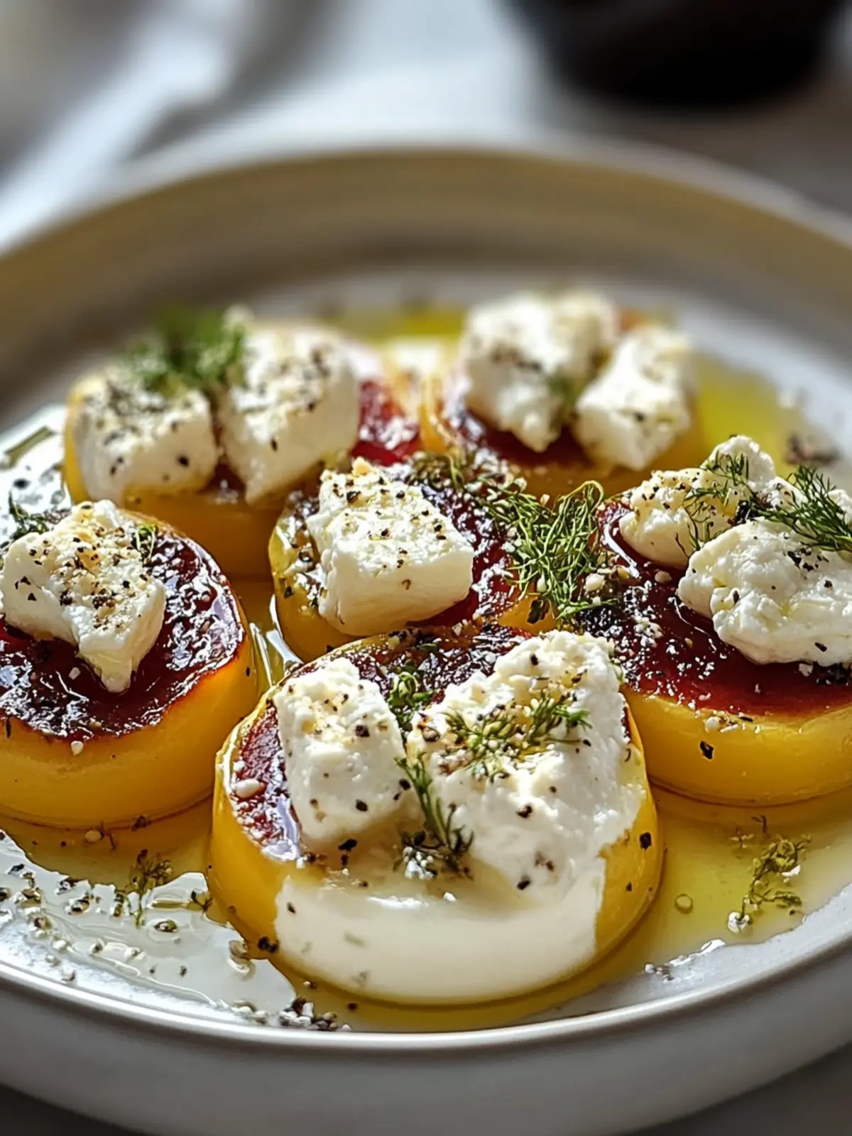 Honig Feta Süßkartoffel Runden