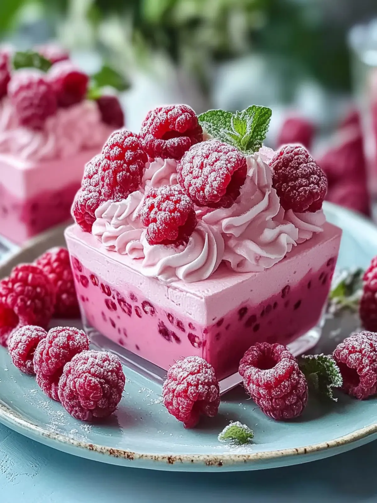 Unglaubliches Himbeer Mousse