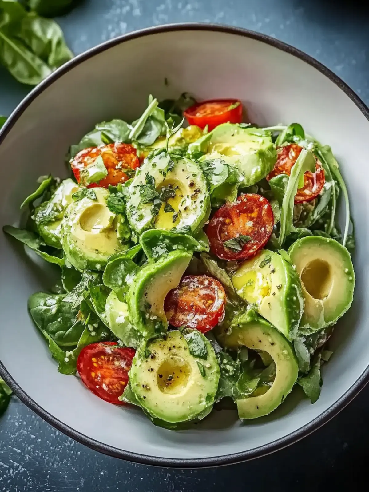 Cremiger Gurken-Avocado-Salat