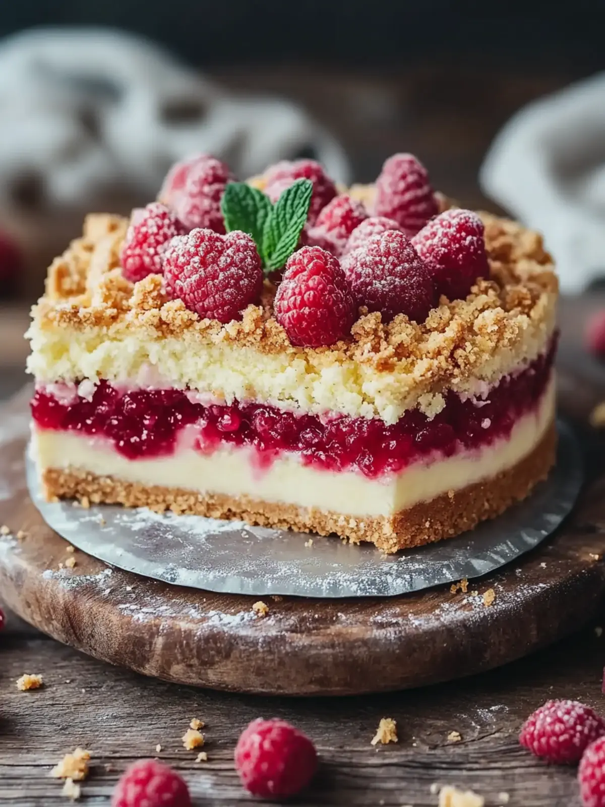 Himbeerstreuselkuchen