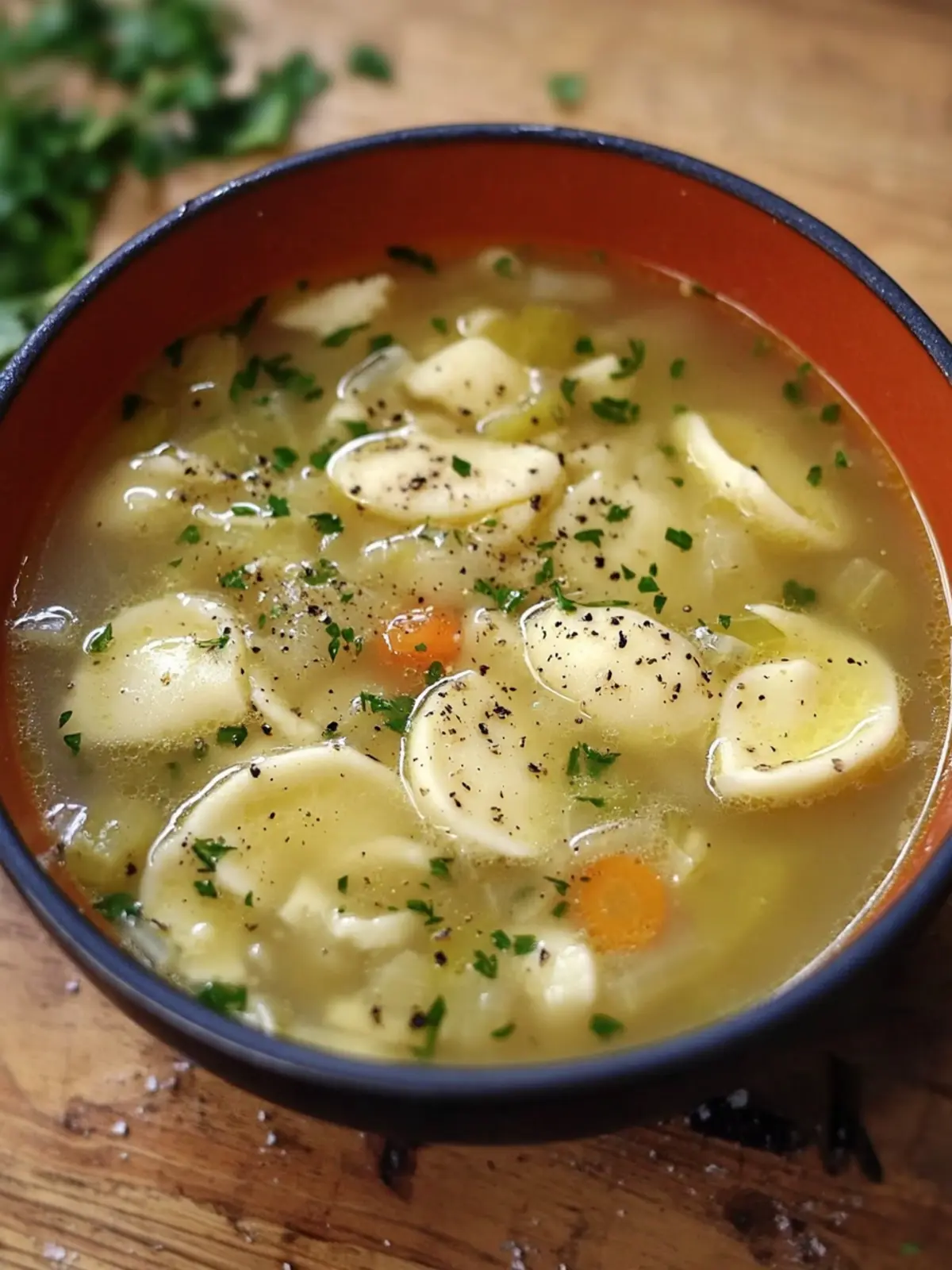 Hühnersuppe mit Nudeln