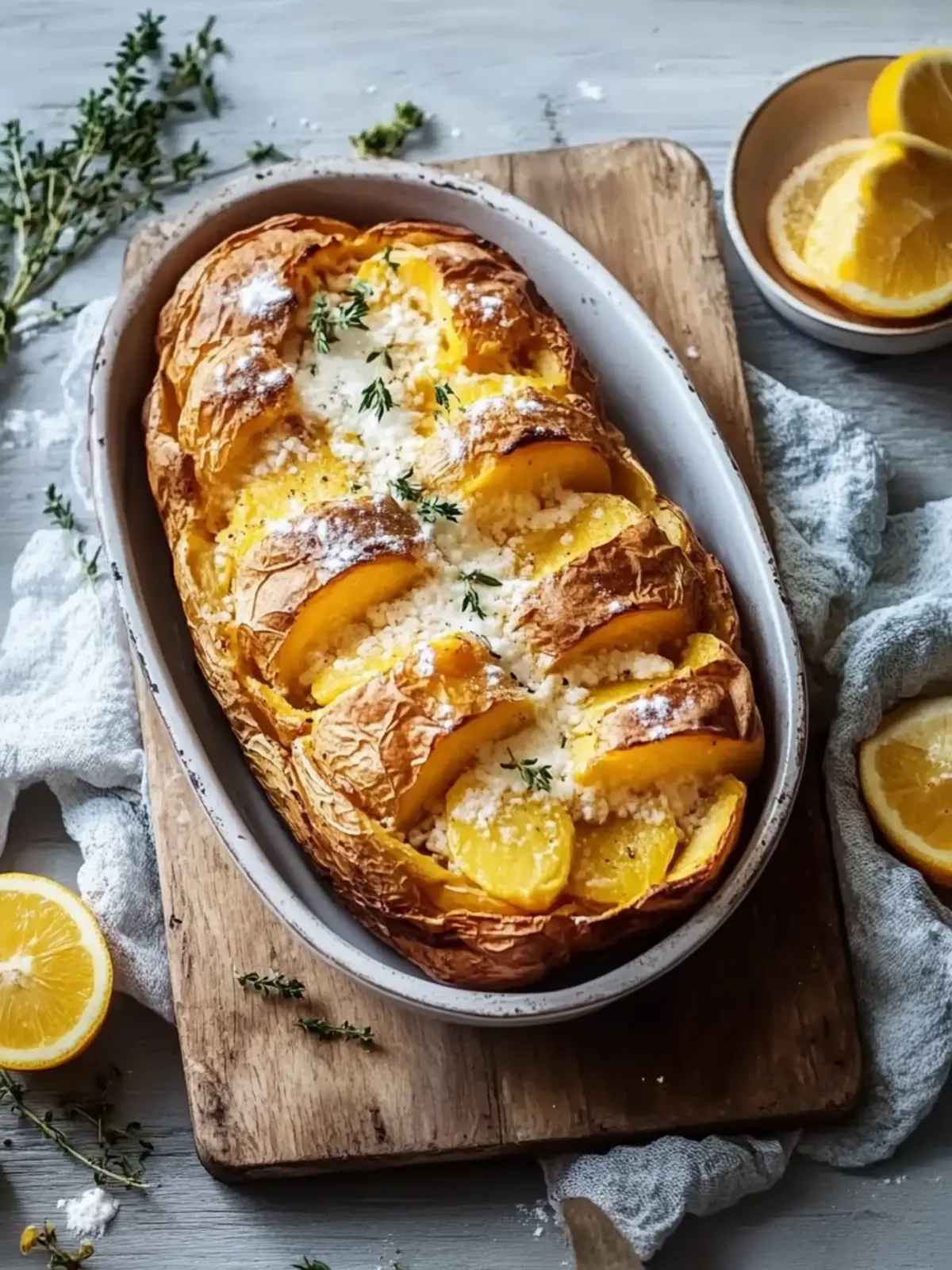 Perfekt gebackene Süßkartoffeln