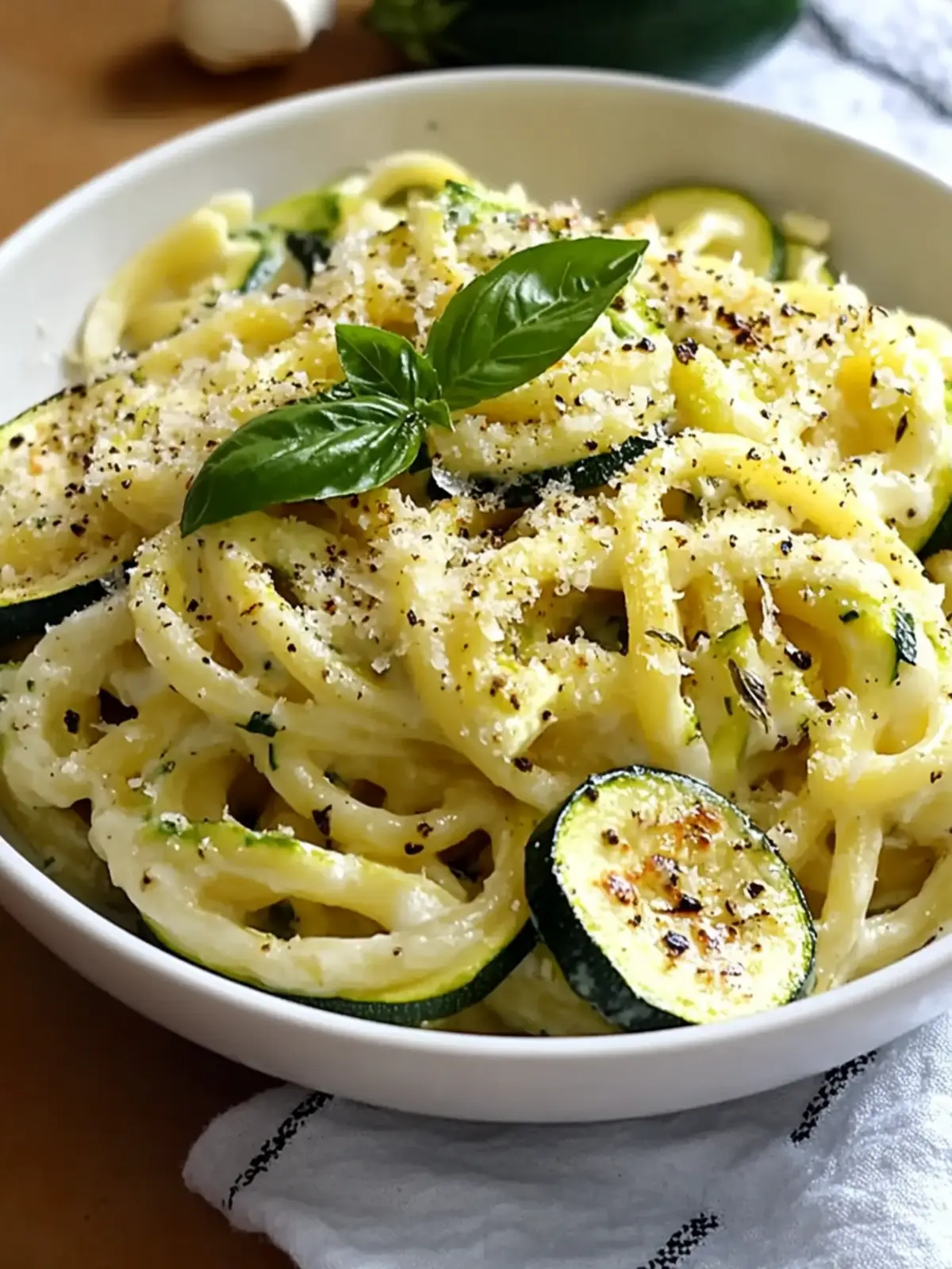 Zucchini Carbonara