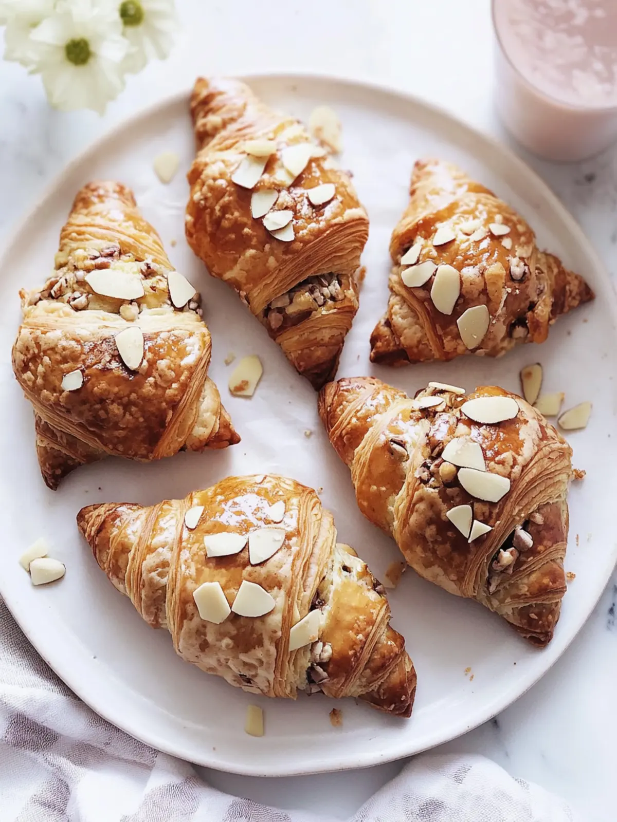 Earl Grey Mandelcroissants