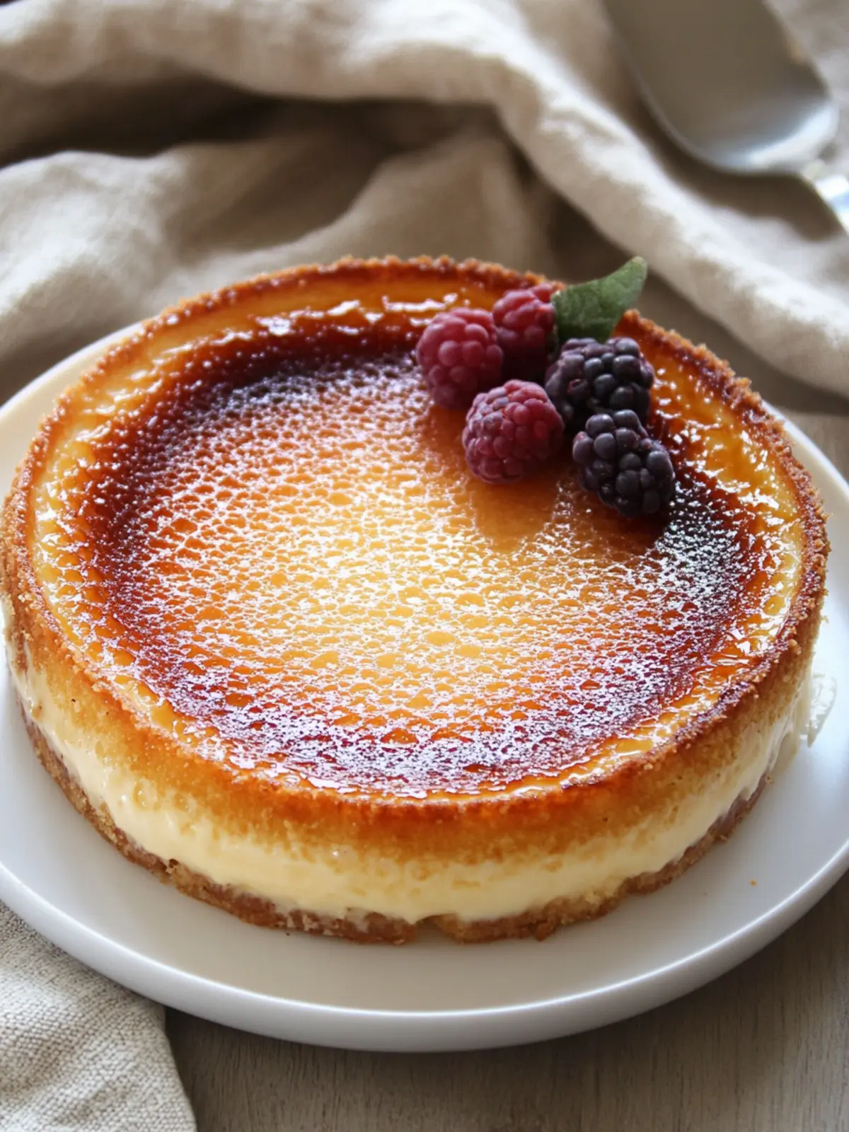 Crème Brûlée Käsekuchen