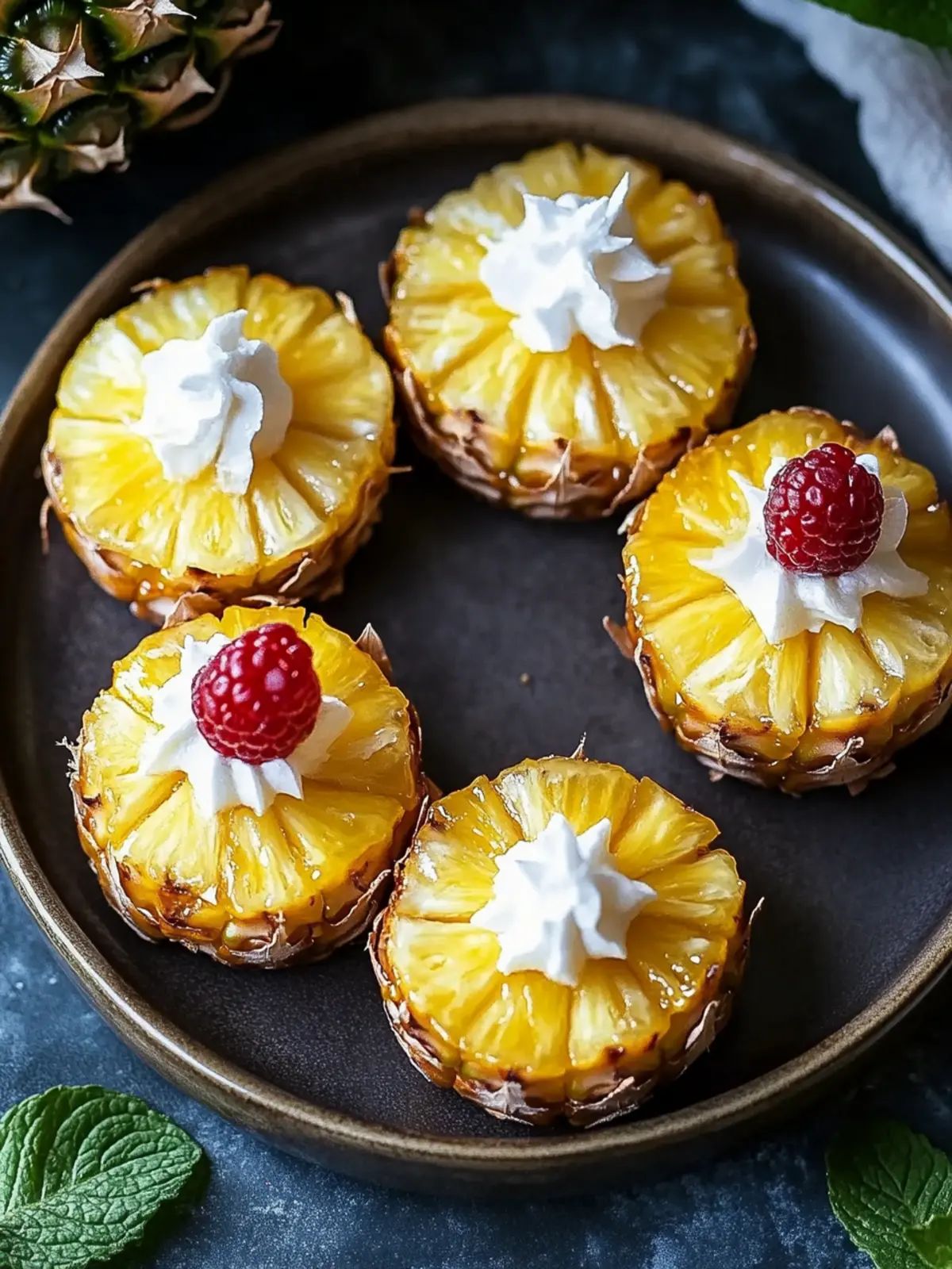 Ananas-Upside-Down-Kekse