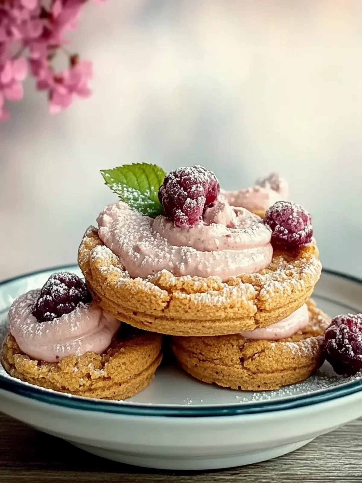 Lavendel Honig Crunch Kekse